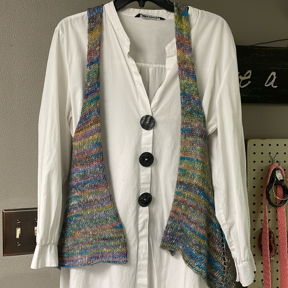 Handmade knitted vest
